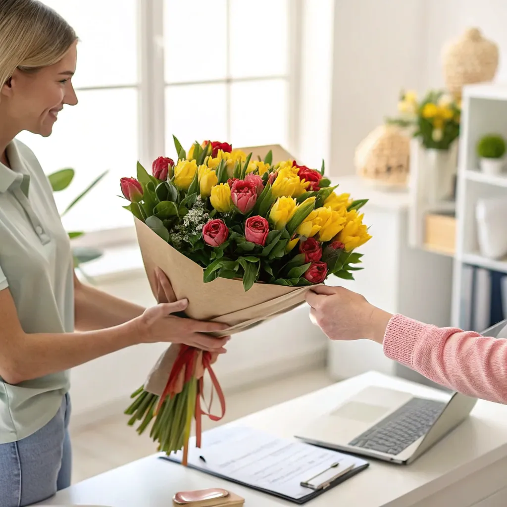 Timely and professional flower delivery service